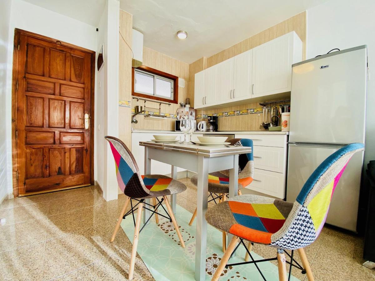 Orange And White Apartment In Yumbo San Bartolomé Eksteriør bilde