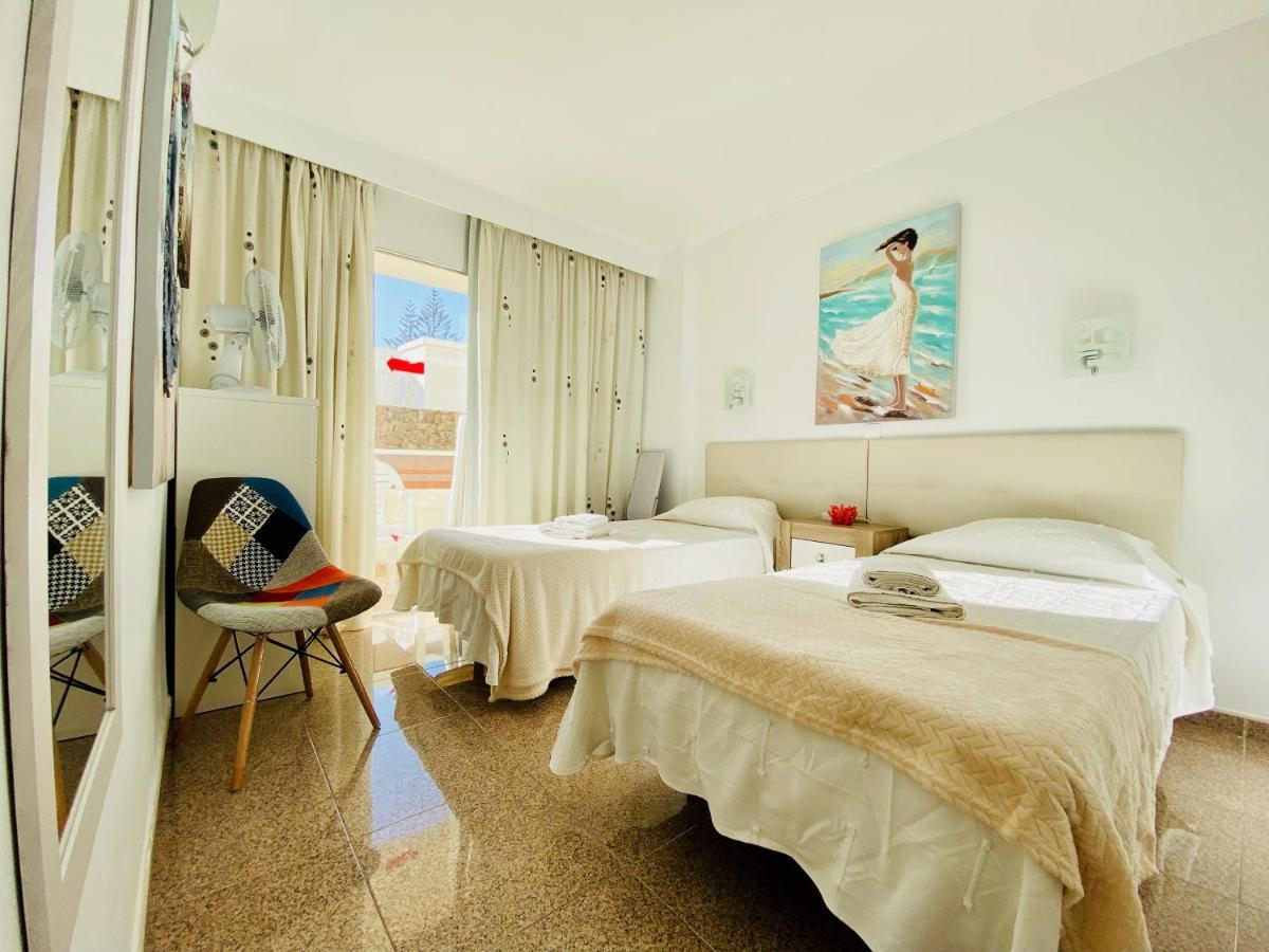 Orange And White Apartment In Yumbo San Bartolomé Eksteriør bilde